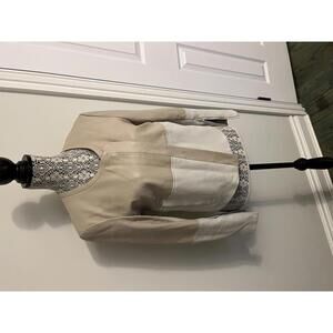 Helmut Lang vintage leather jacket Cream colored size M